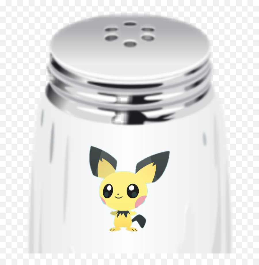Pichu Shaker Sticker - Salt Shaker Cartoon Transparent Emoji,Salt Shaker Emoji