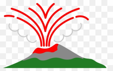 Volcano Eruption Clipart - Shield Volcano Emoji,Volcano Emoji