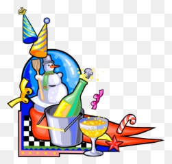Silvester Clipart Png Transparent Png - Clipart Silvester Emoji,New Year's Emoji