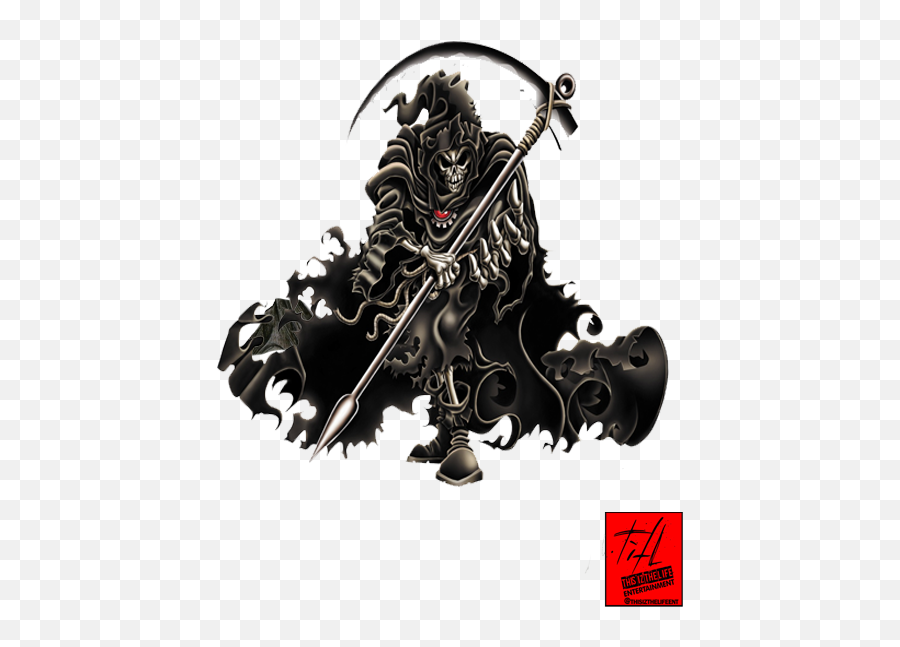 Grim Reaper Psd Official Psds - Grim Reaper Scythe Weapon Emoji,Grim Reaper Emoji
