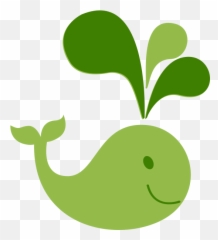 Green Whale Clip Art At Clker Emoji
