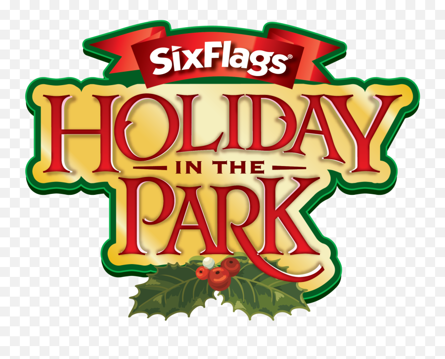 Six Flags Over Georgia Makes The Season Bright With Lights - Six Flags Holiday In The Park Logo Emoji,Crying Salute Emoticon