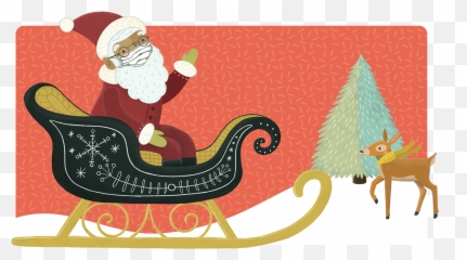 Celebration Crossing 2020 - Indiana State Museum Santa Claus Emoji