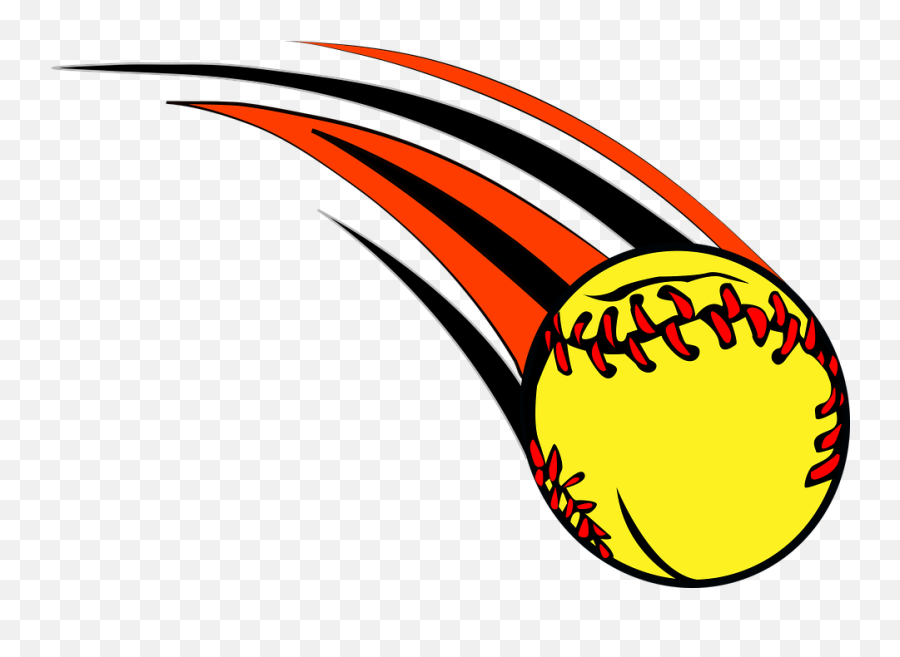 Softball Baseball Whoosh - Softball Drawing Emoji,Sports Team Emojis
