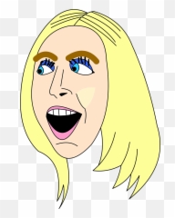Girl Surprise Cartoon Drawing Woman Emoji