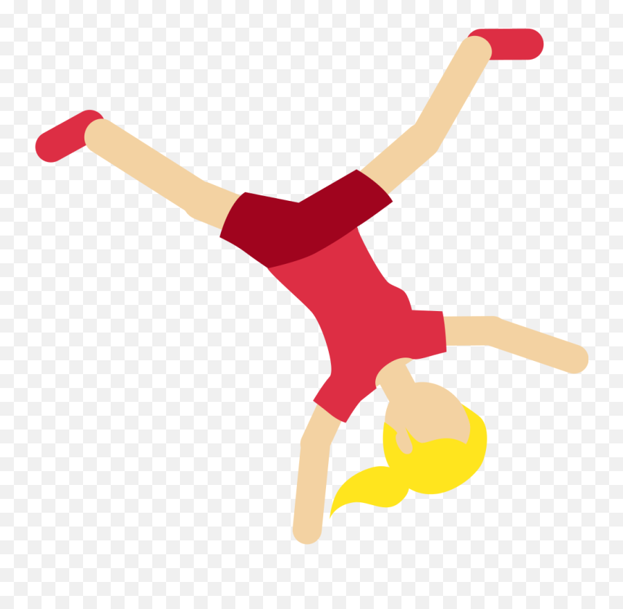 Twemoji2 1f938 - Cartoon Cartwheel Emoji,Jumping Emoji