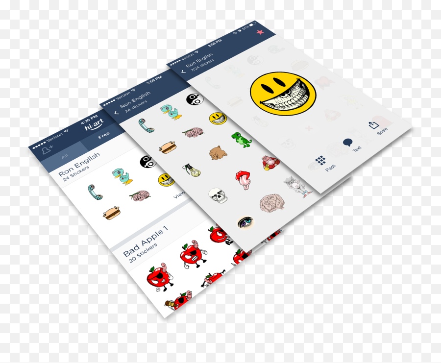Stickers To Sms And Imessage - Illustration Emoji,Emoji Card Game