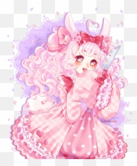 Sakura Bunny - Illustration Emoji,Sakura Emoji