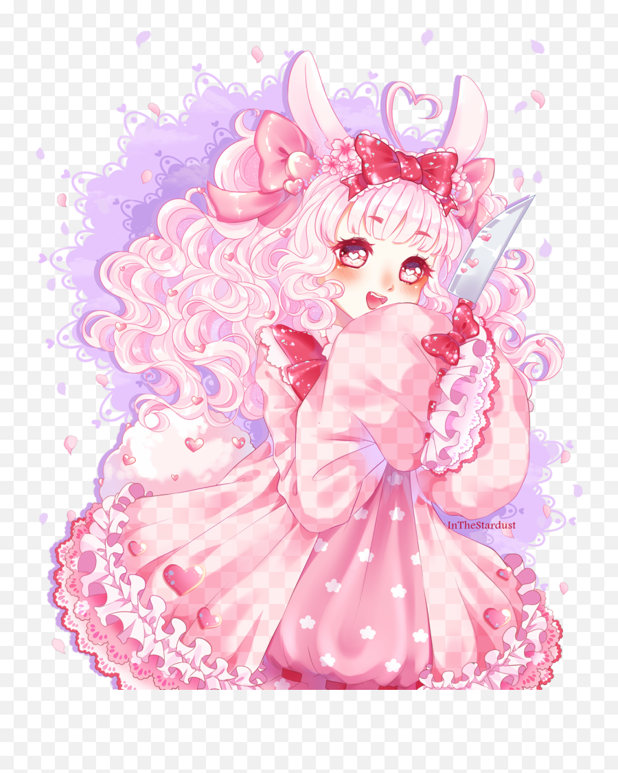 Sakura Bunny - Illustration Emoji,Sakura Emoji