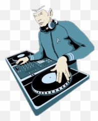 Popular And Trending Spock Stickers - Star Trek Dj Artwork Emoji,Llap Emoji