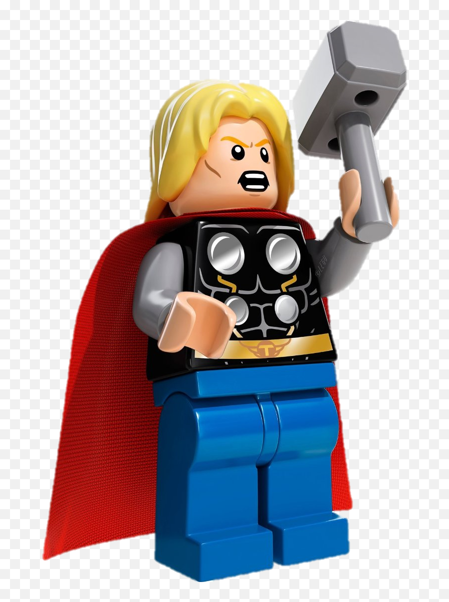 Toy Lego Thor Heroes Super Avengers - Lego Super Heroes Png Emoji,Avengers Emoji