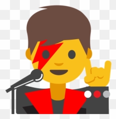 Man Singer Emoji - Emoji,Singing Emoji
