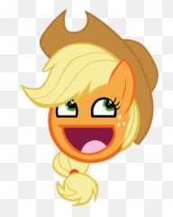 Library Of Apple Smiley Face Png - My Little Pony Epic Face Emoji,Awesome Face Emoji