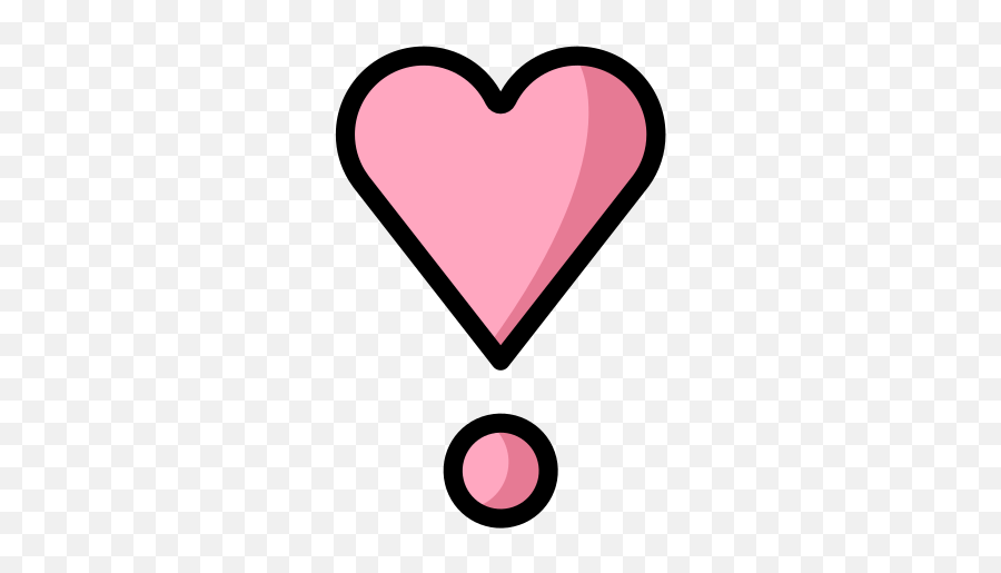 Heavy Heart Exclamation Mark Ornament - Heart Emoji,Emoji Heart