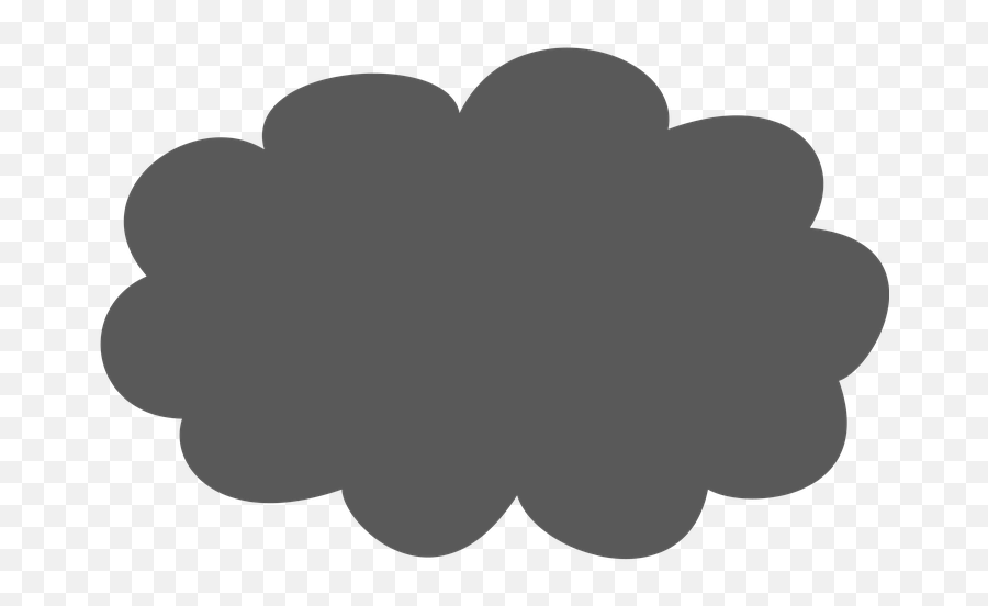 Clipart Clouds Grey Transparent - Icon Awan Png Emoji,Black Cloud Emoji
