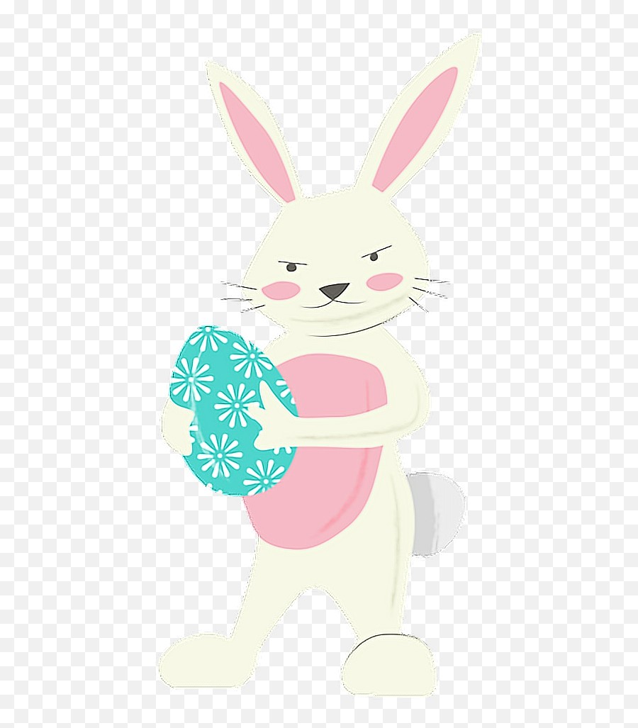 Rabbit Egg Easter Bunny Easterbunny - Domestic Rabbit Emoji,Sneer Emoji