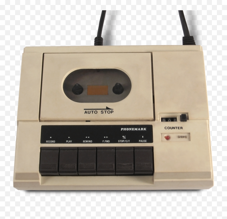 Phonemark Atari Data Recorder - Cassette Tape Emoji,Record Player Emoji