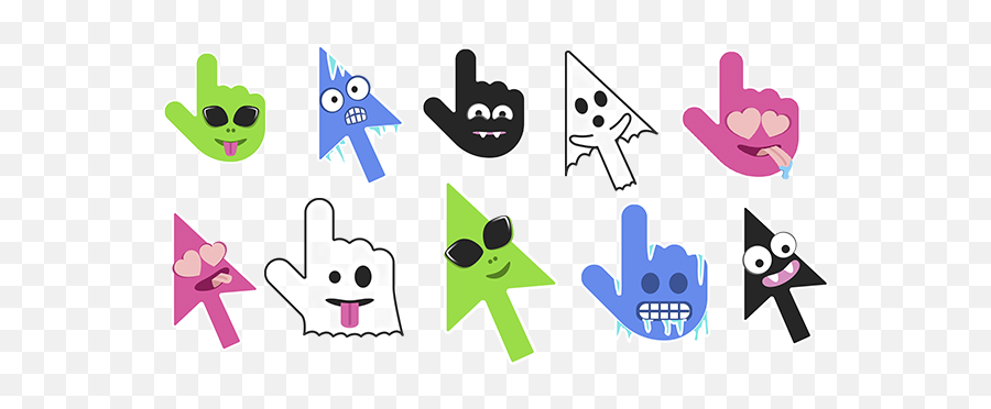 Cursoji Cursor Collection - Clip Art Emoji,Emoji Cursor