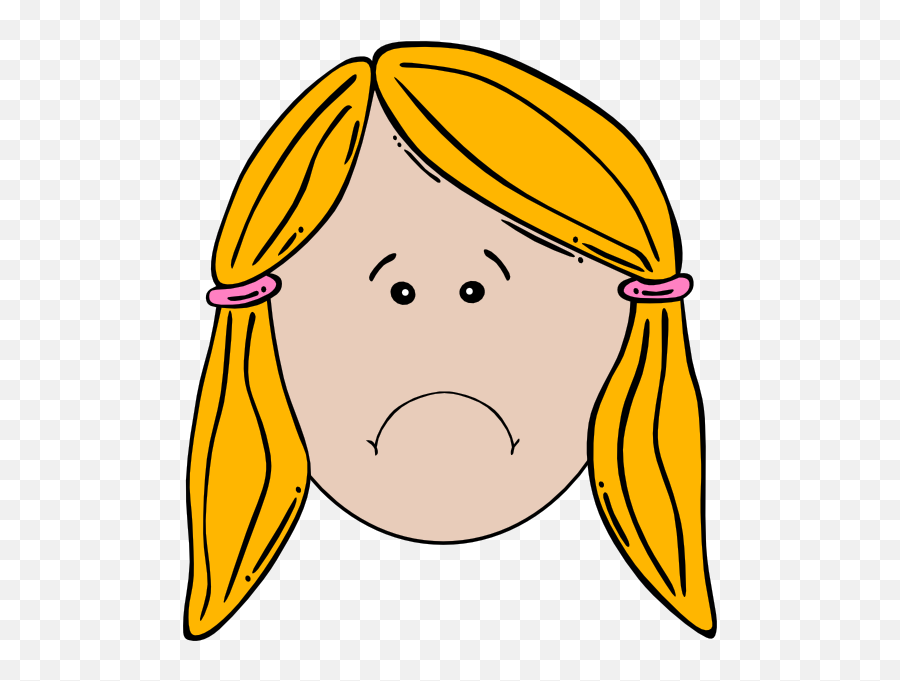 Unhappy Family Clipart - Clip Art Girl Face Emoji,Pouty Face Emoji