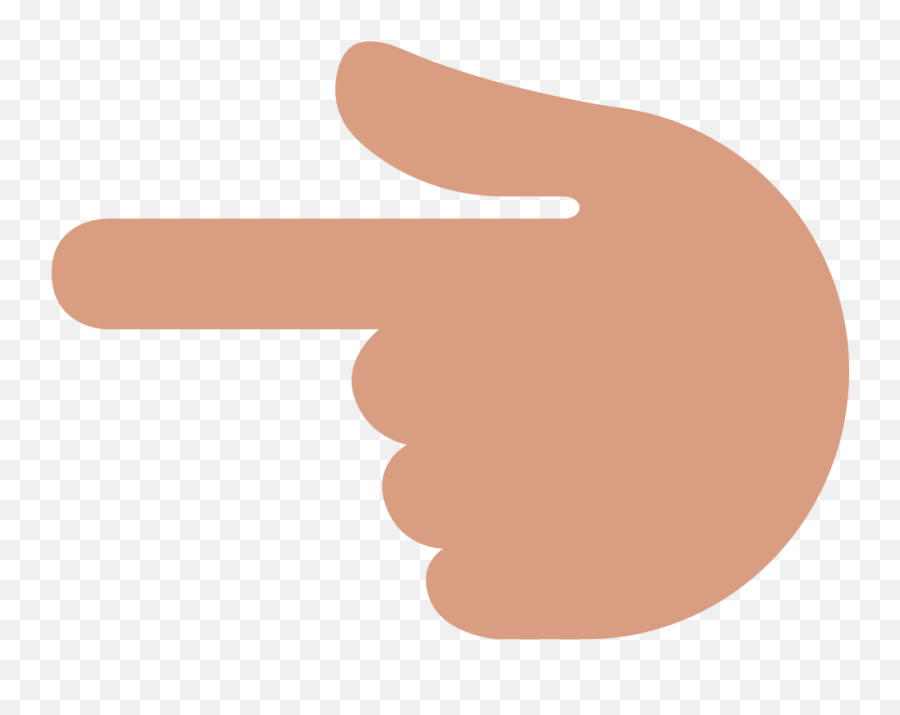 Twemoji 1f448 - Emoji Hands Png Twitter,1 Finger Emoji