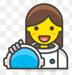 179 - Woman Raising Hand Clipart Emoji,Astronaut Emoji