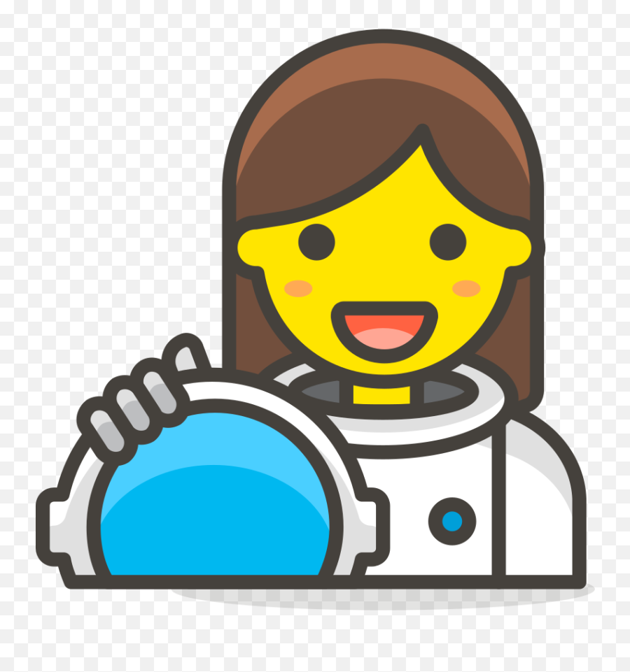 179 - Woman Raising Hand Clipart Emoji,Astronaut Emoji