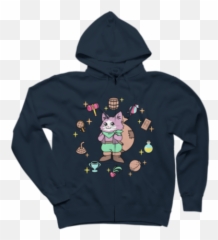 Thinking Cat Emoji Zip Hoodie By - Best Friend Designs Hoodies,Emoji Pullover