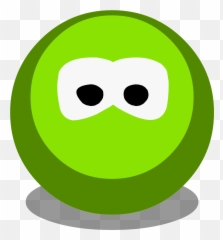 Lime Green Club Penguin - Emoji