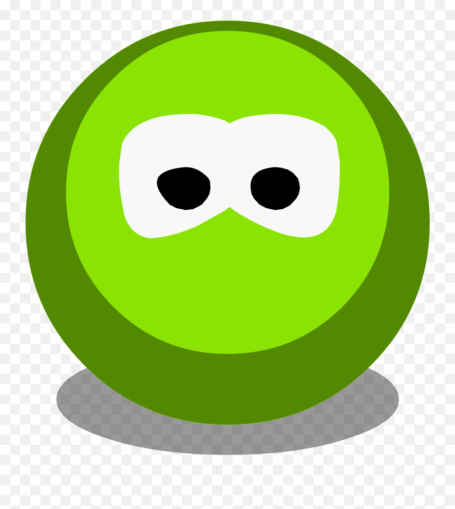 Lime Green Club Penguin - Lime Green Club Penguin Emoji,Green With Envy Emoticon