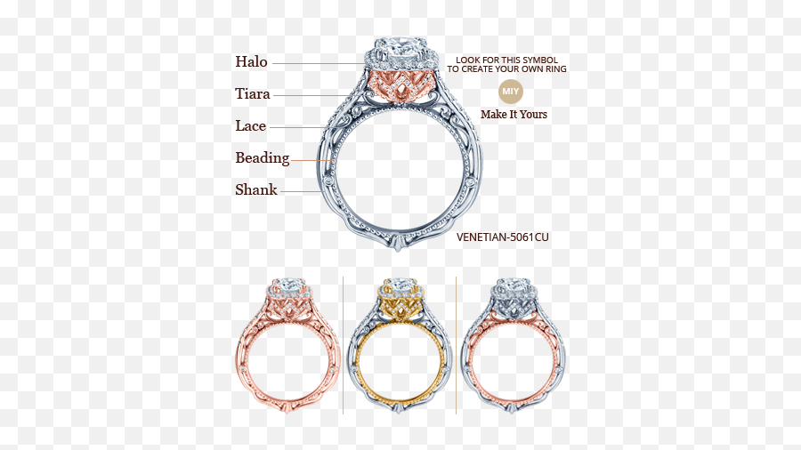 Verragio Grand Rapids Mi - Verragio Two Tone Engagement Rings Emoji,Wedding Ring Emoji