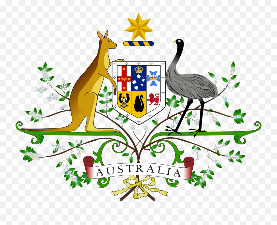 Coat Of Arms Of Australia - Australian Coat Of Arms Emoji,Emoji Art Easy