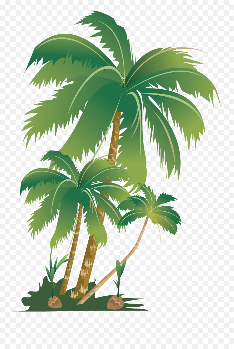 Tropical Summer Palm Tree Palmera Summerfun Sticker - Palm Trees Emoji,Palm Tree Emoji