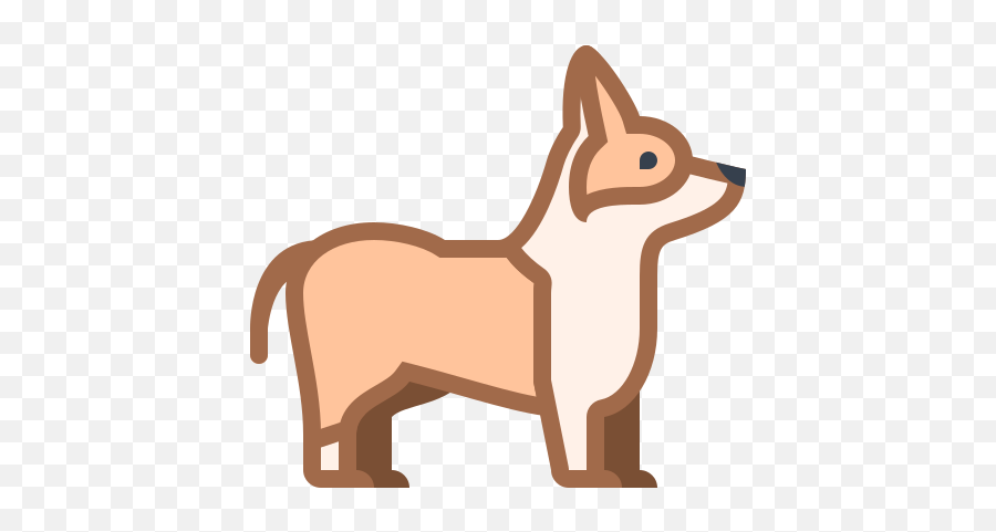 Corgi Icon - Small Dog Clipart Transparent Emoji,Corgi Emoji