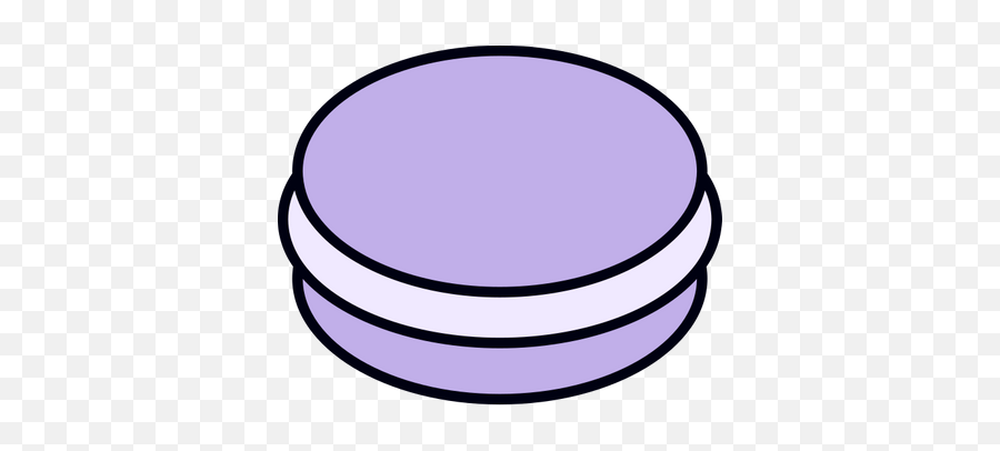 Lavender Macaron Graphic Picmonkey - Circle Emoji,Grapefruit Emoji
