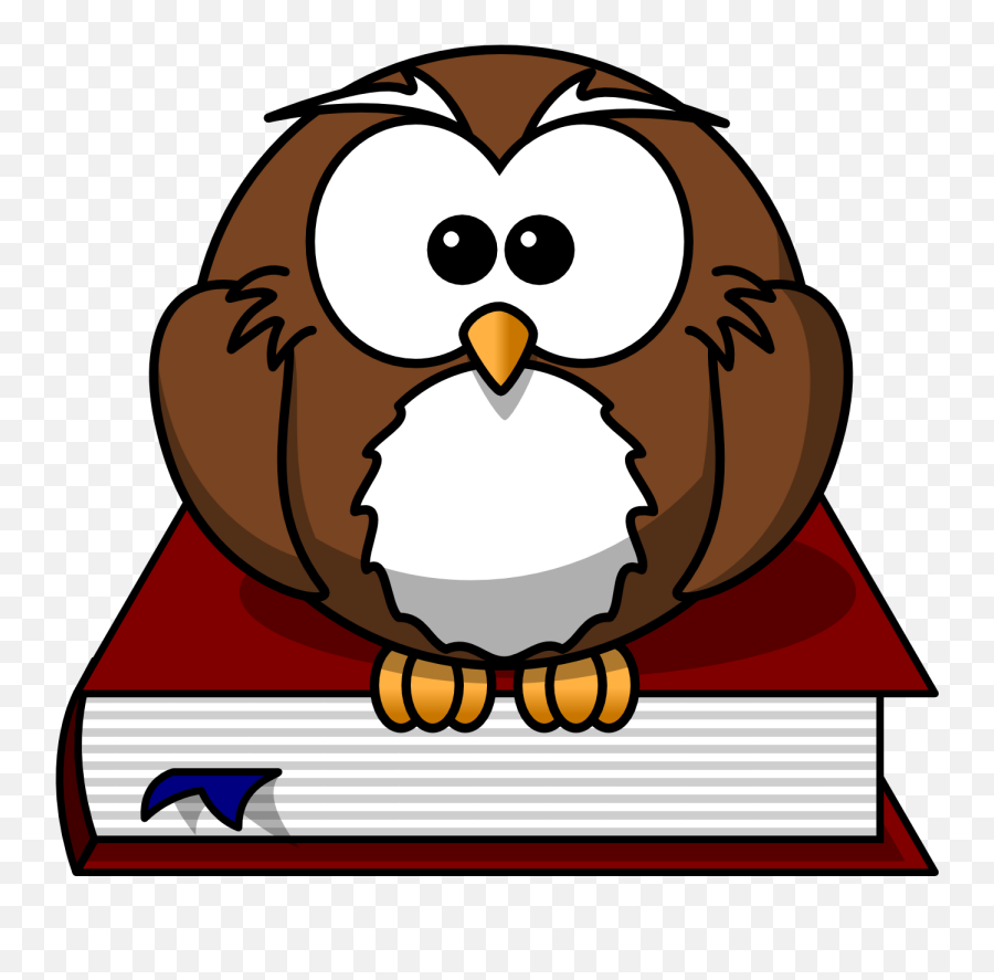 Free Cartoon Png Images Download Free Clip Art Free Clip - Cartoon Owl Sitting On A Book Emoji,Shook Eyes Emoji