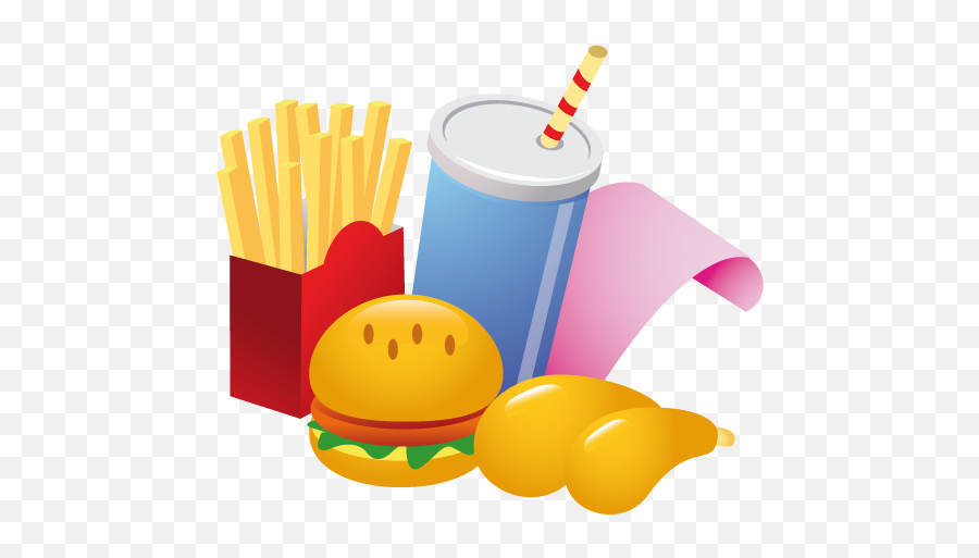 Download Food Png Image Hq Png Image - Fast Food Clipart Png Emoji,Deep Fried Thinking Emoji