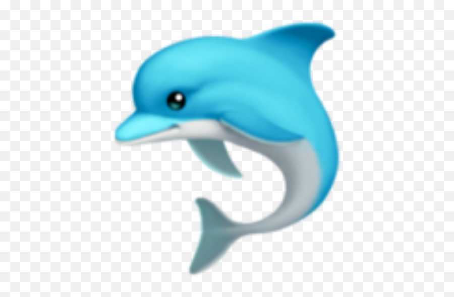 Iphone Iphoneemoji Delfin - Dolphin Emoji Transparent,Iphone Emoji