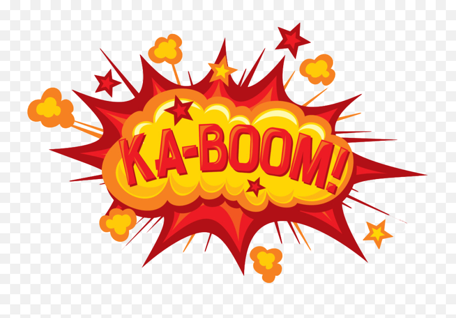 Clipart Explosion Kaboom - Explosion Clipart Png Download Cartoon Explosion Emoji,Explosion Emoji