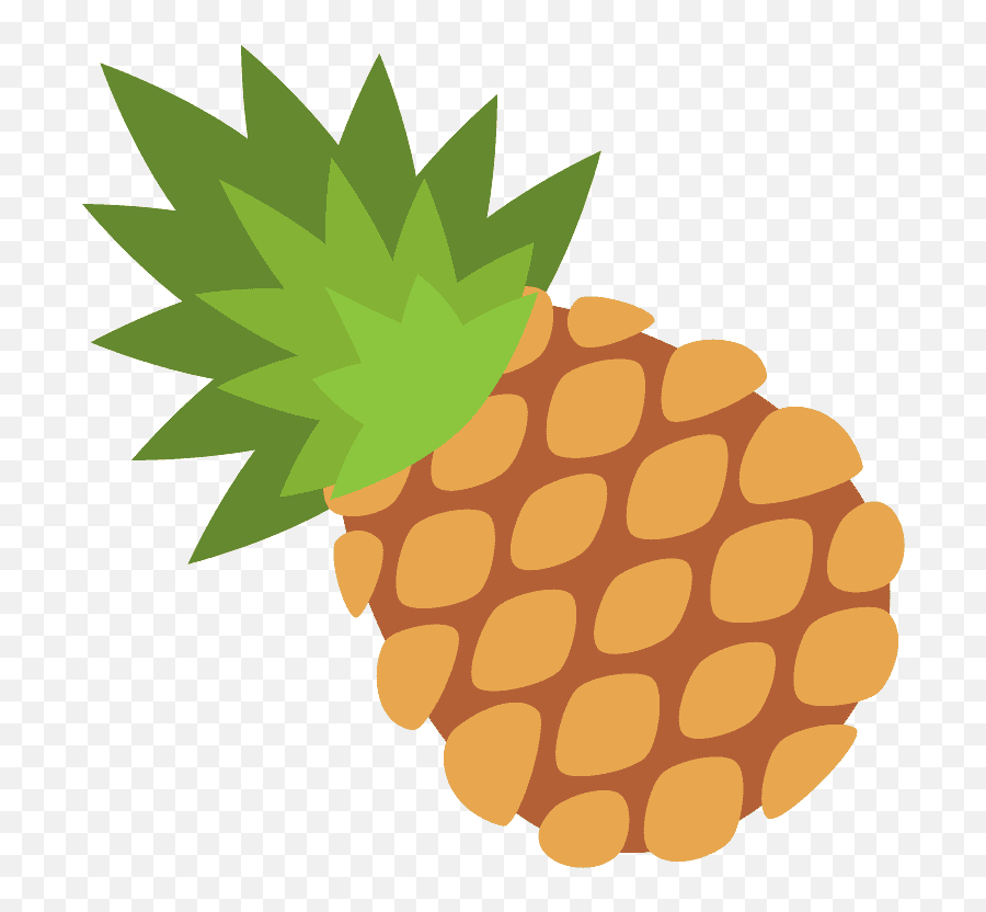 Pineapple Emoji Clipart - Cervical Pillow Flamingo,Pineapple Emoji