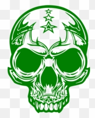 Green Skull 61 Icon - Free Green Skull Icons Transparent Green Skull Png Emoji,Skull Emoticon