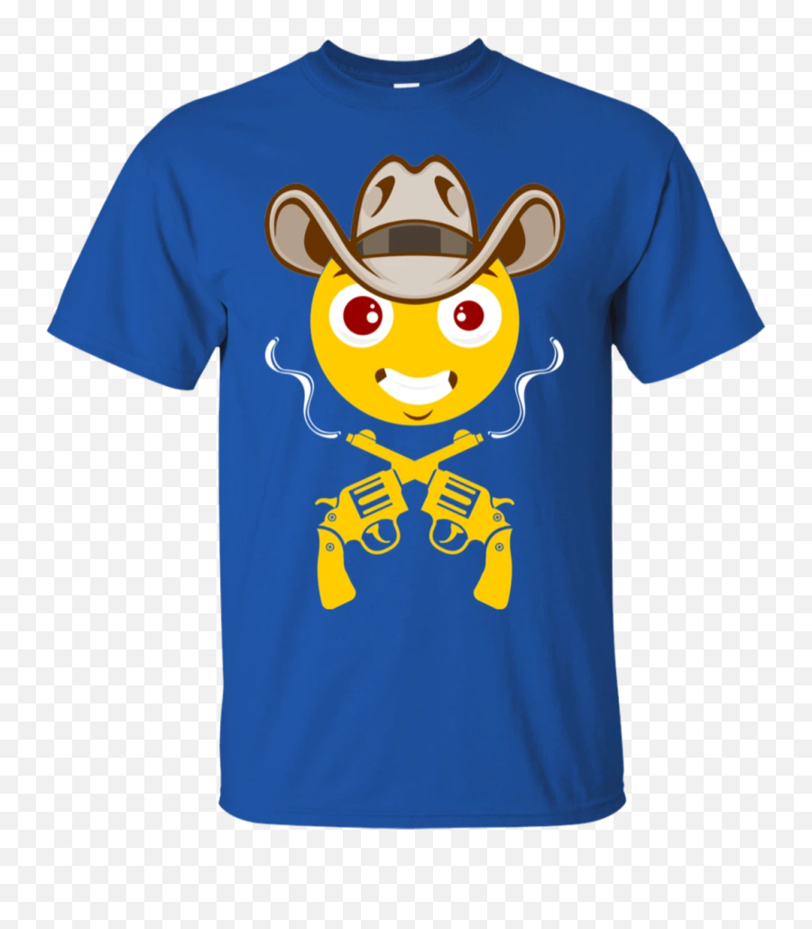 Cowboy Hat Emoji Tshirt Smiley Happy Face Cartoon Horse - Hyuga Clan T Shirt,Cowboy Hat Emoji