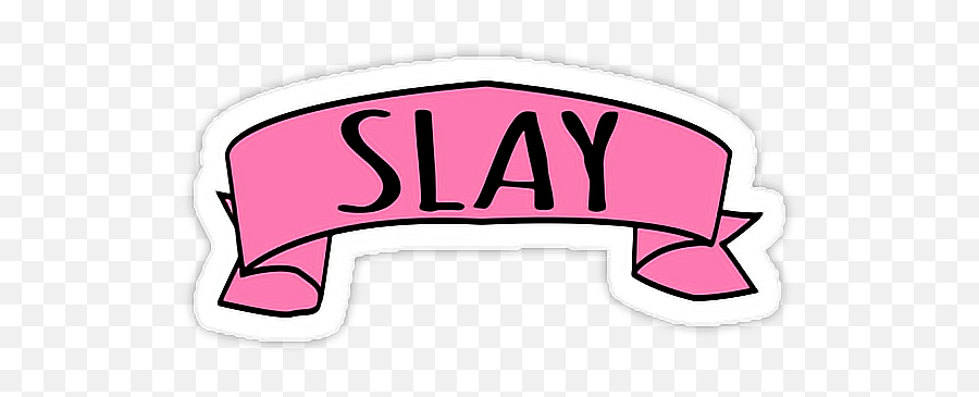 Slay Girlpower Strongwoman Aesthetic - Respect The Pronouns Girl Power Stickers Transparent Emoji,Slay Emoji