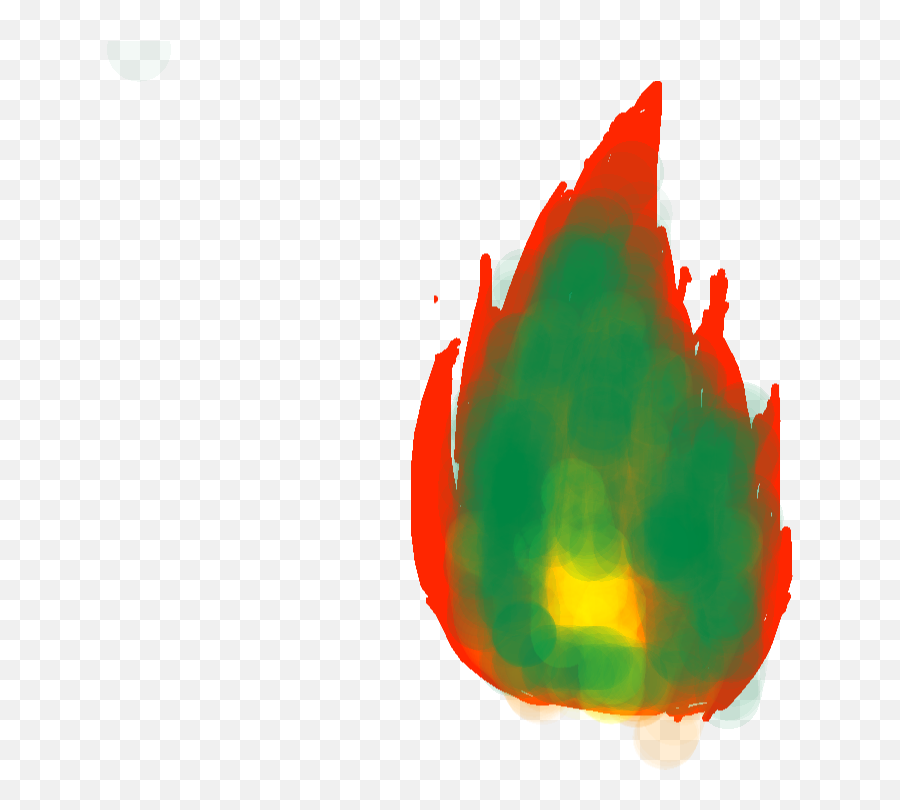 Download Drawing2 - Green Fire Illustration Png Image With Color Gradient Emoji,Green Bay Emoji