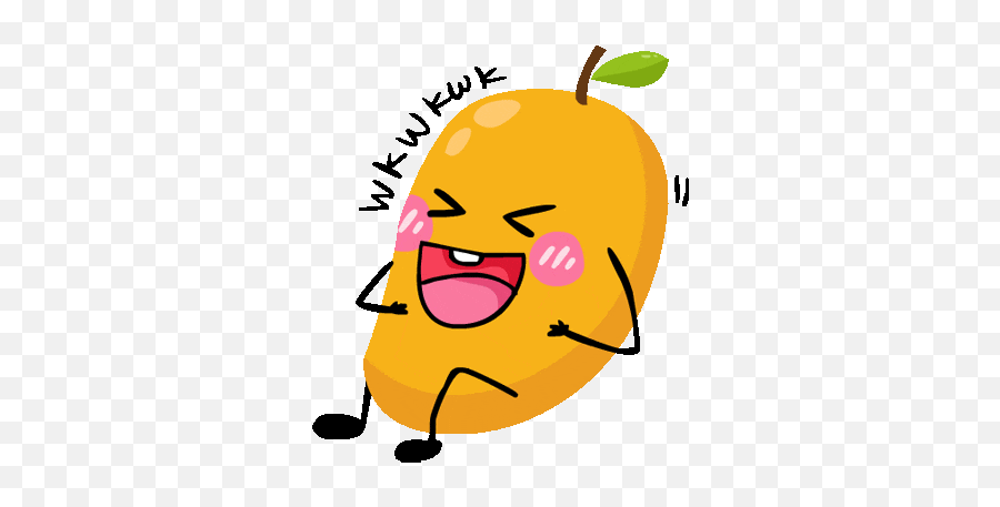 Mango Fruit Sticker - Mango Fruit Orange Discover U0026 Share Gifs Mango Cute Stiker Emoji,Fruit Emoticon