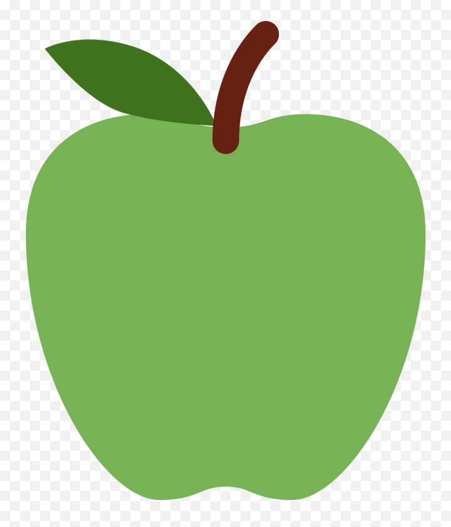 Twemoji 1f34f - Green Apple Icon Png,Green Apple Emoji
