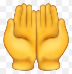 Palms Up Together Emoji - Dua Eden Eller Emoji,Hand Emoji