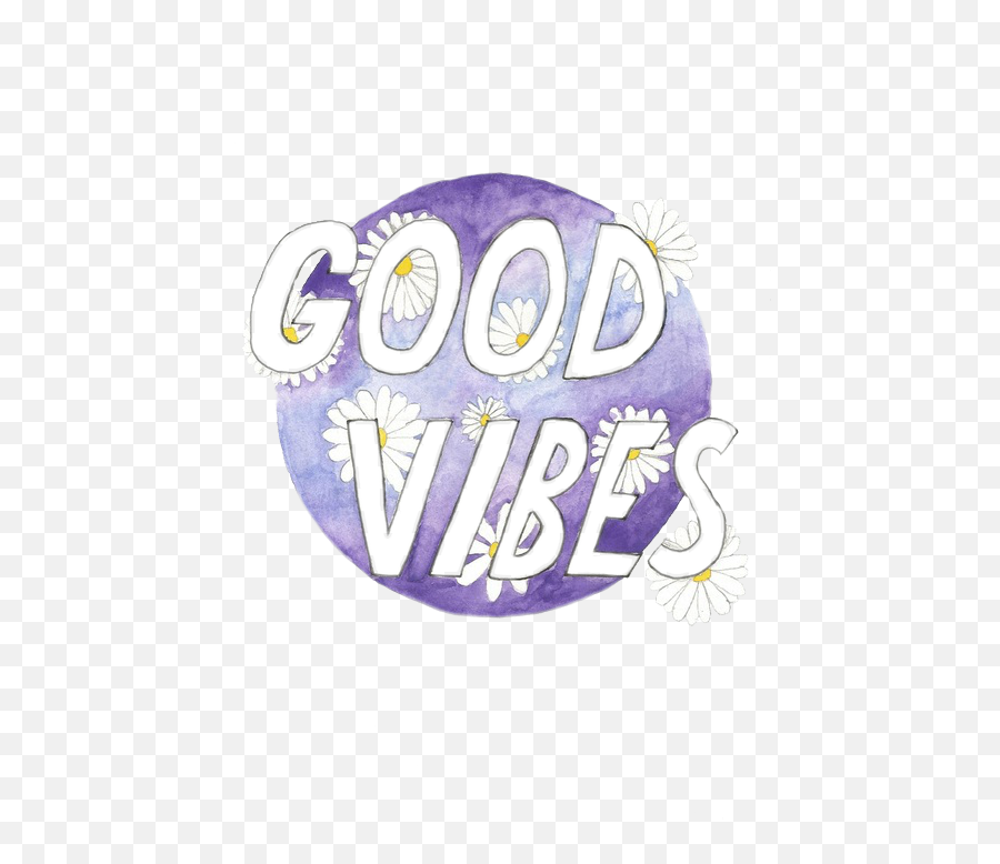 Good Vibes Inspiration Life Love - Good Vibes Purple Stickers Emoji,Good Vibes Emoji