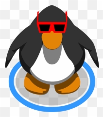 Penguin With Sunglasses Clipart - Club Penguin Penguin Model Emoji,Unibrow Emoji