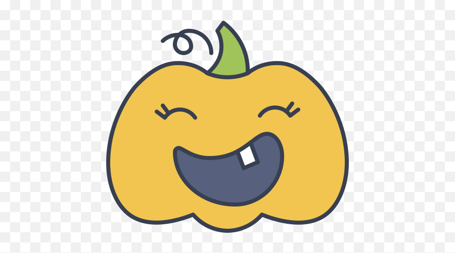 Icono Riendo Calabaza Halloween - Clip Art Emoji,Emoticono Riendo