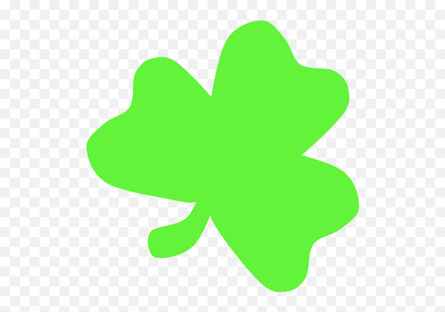 Light Green Shamrock - Light Green Shamrock Emoji,Three Leaf Clover Emoji